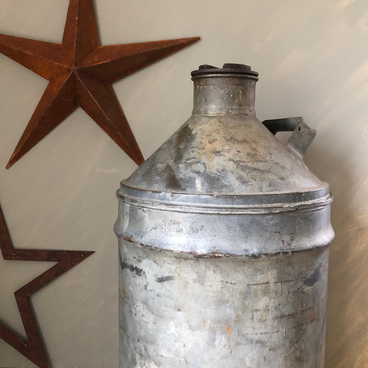 GALVANISED DRUM FOR DISPLAY