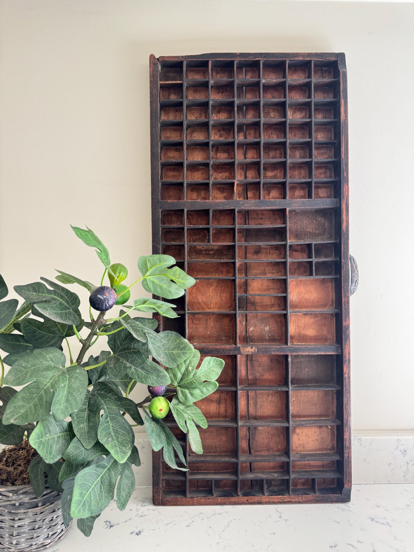 ANTIQUE ENGLISH LETTERPRESS TRAY