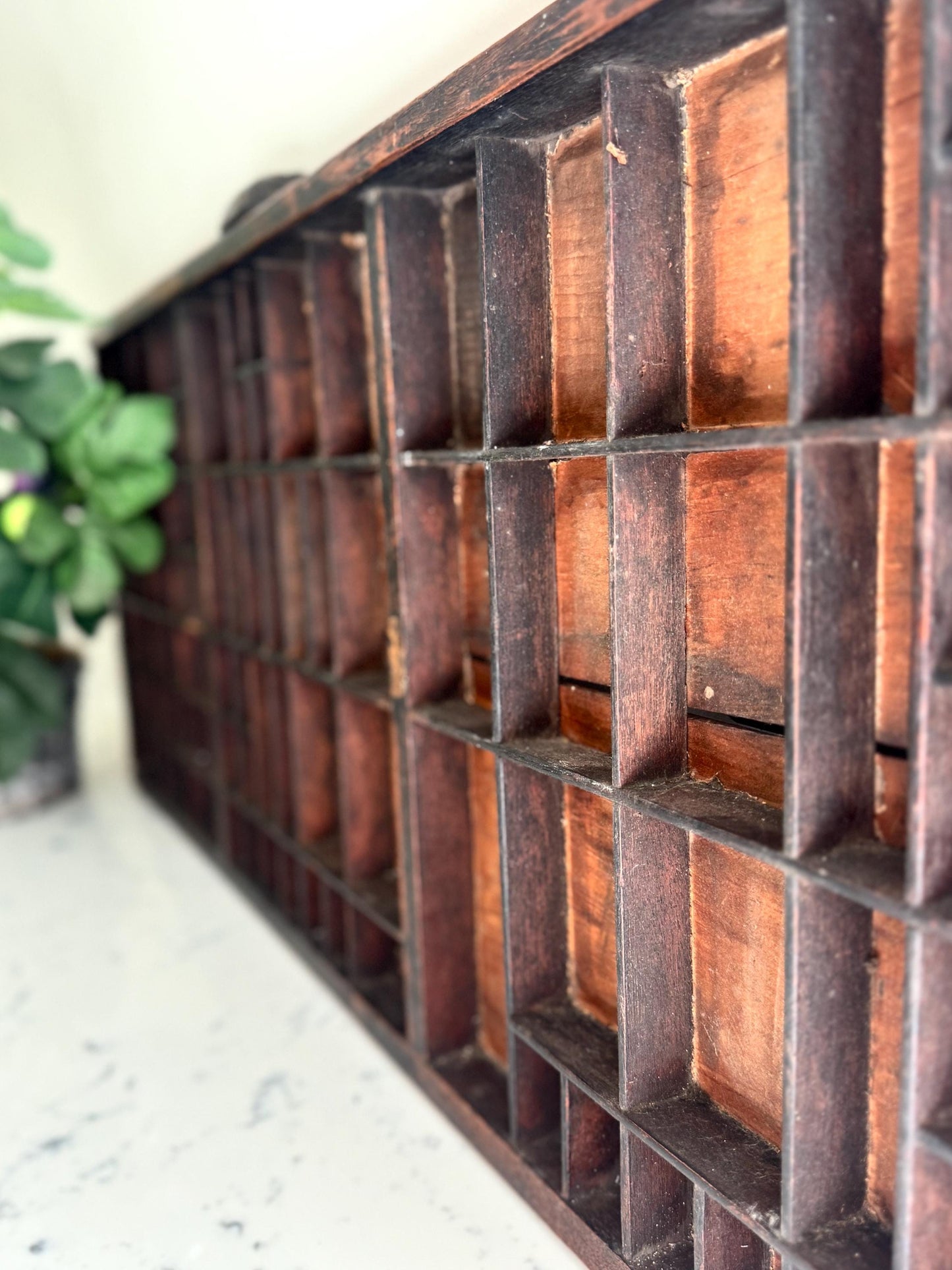 ANTIQUE ENGLISH LETTERPRESS TRAY