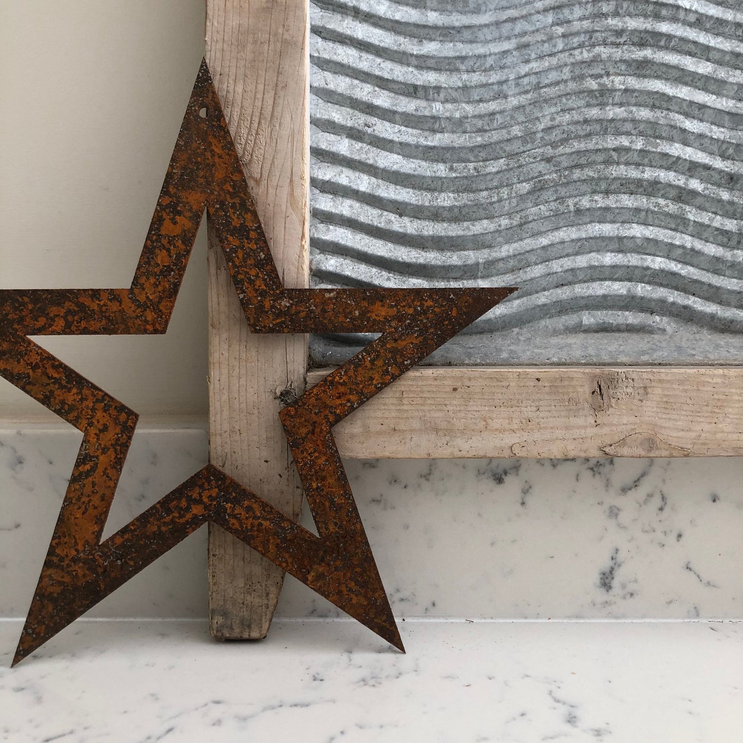 RUSTIC METAL STAR - THE ASTER