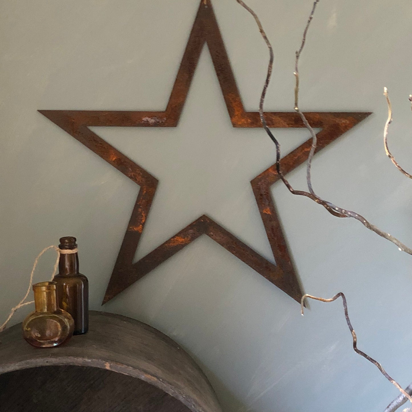 RUSTIC METAL STAR - THE ASTER