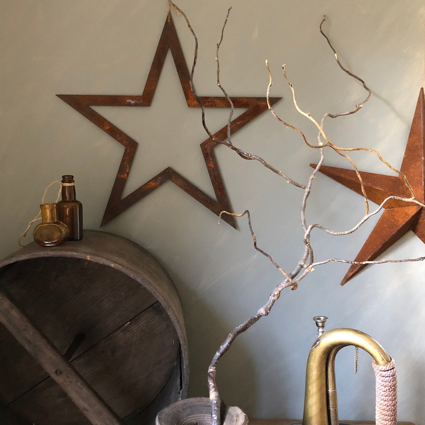 RUSTIC METAL STAR - THE ASTER
