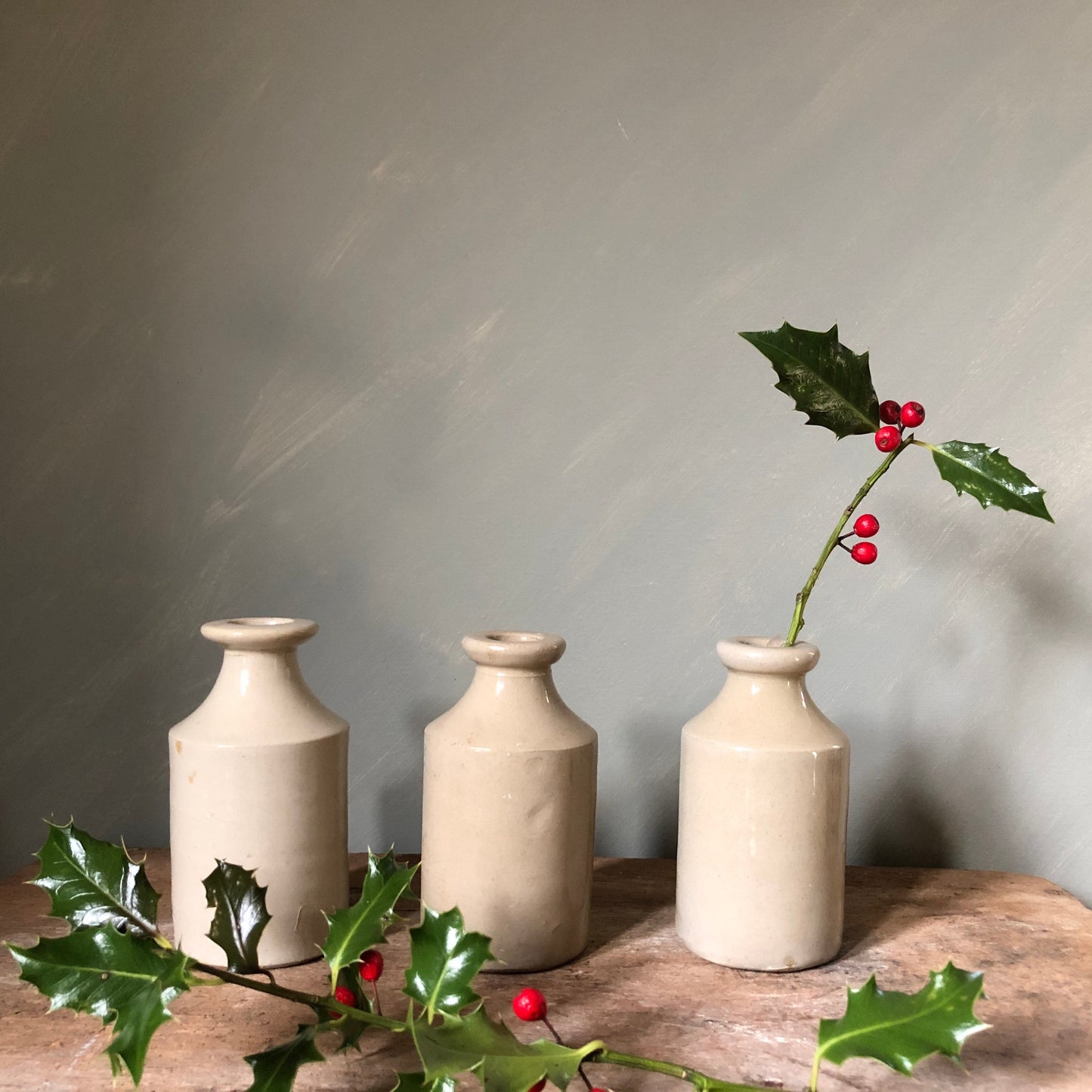 ANTIQUE STONEWARE BOTTLES