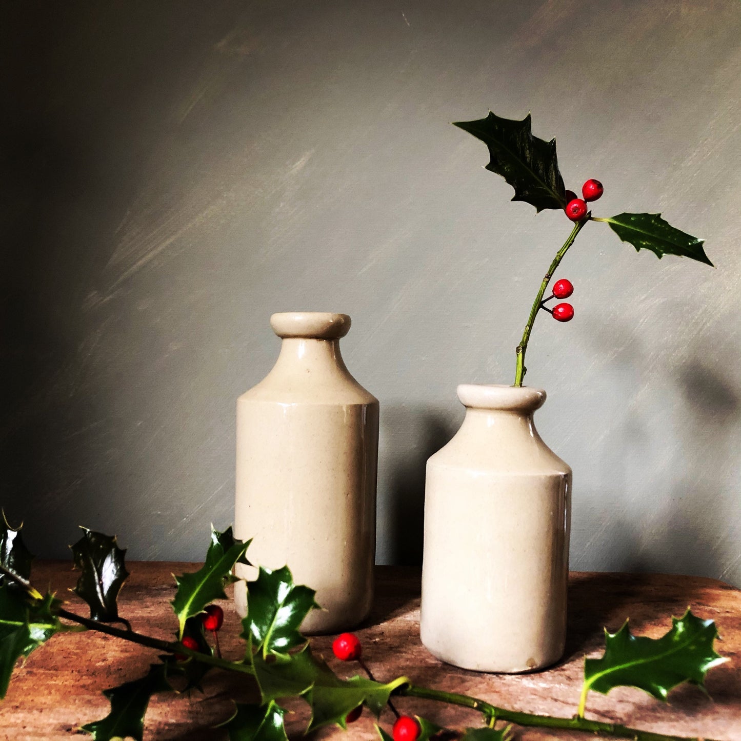 ANTIQUE STONEWARE BOTTLES