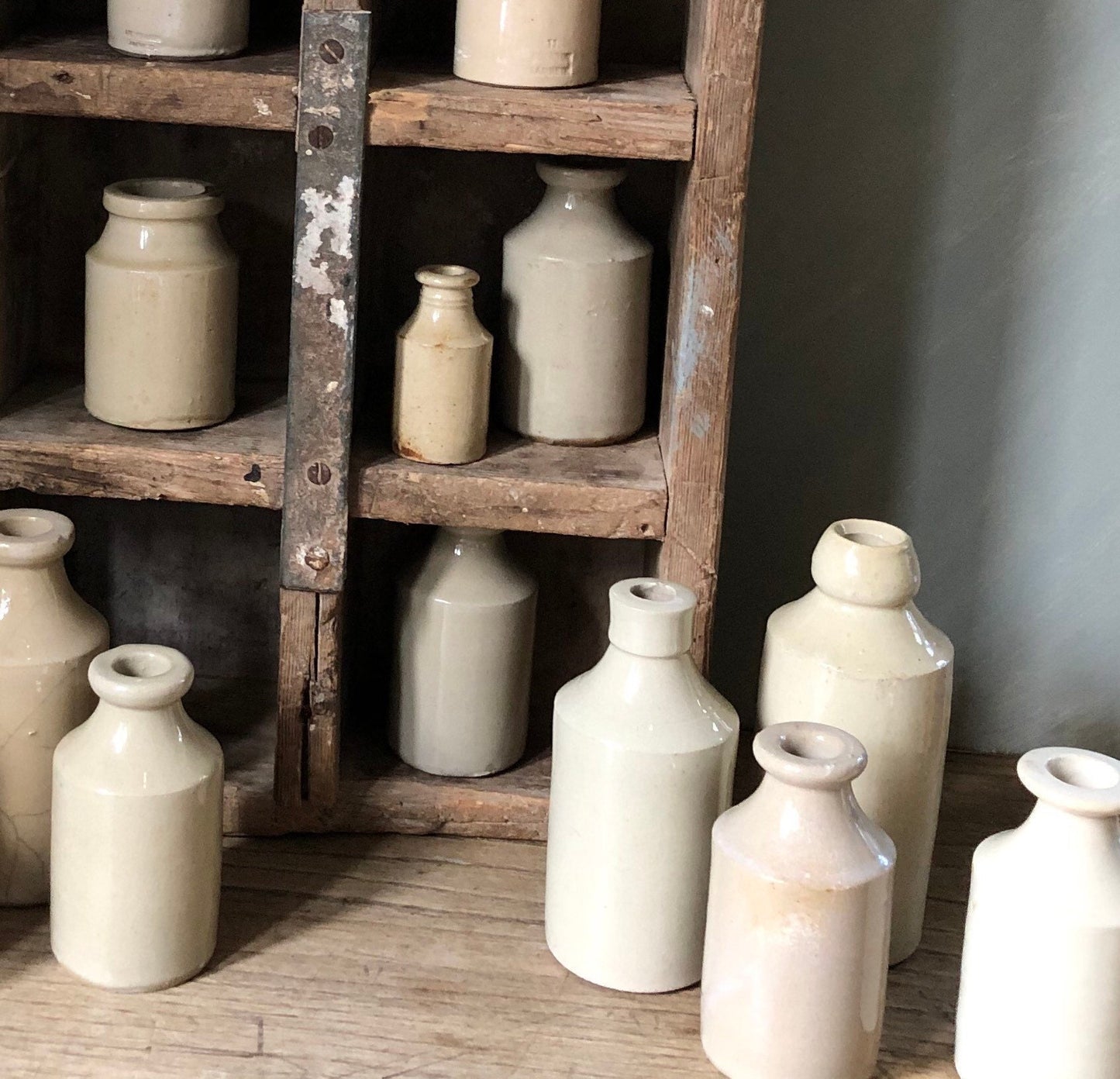 ANTIQUE STONEWARE BOTTLES