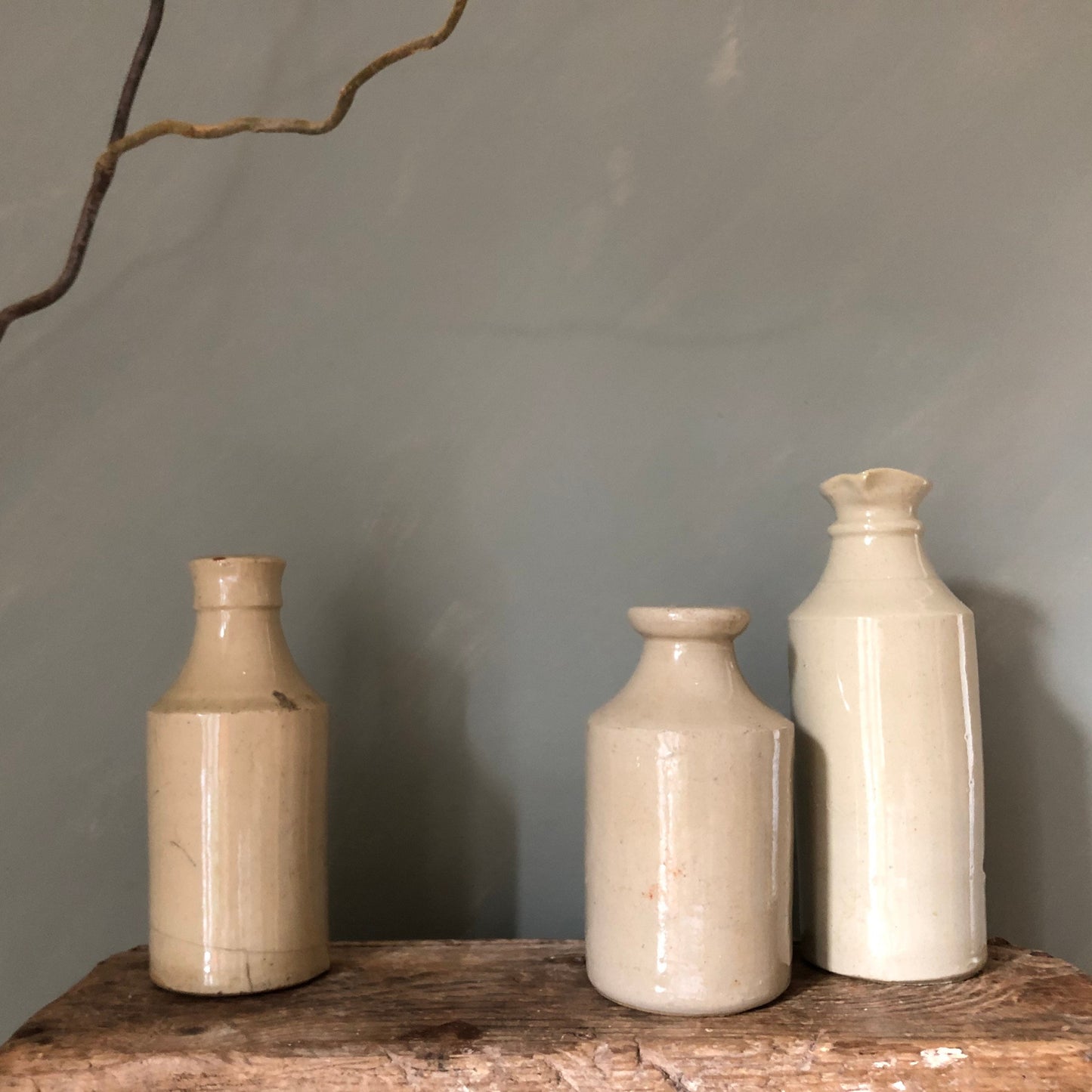 ANTIQUE STONEWARE BOTTLES