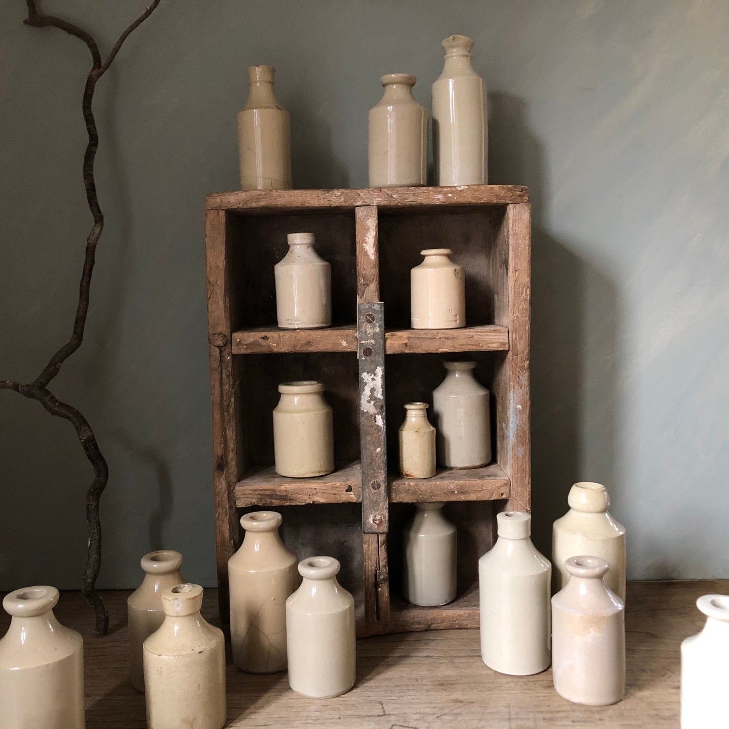ANTIQUE STONEWARE BOTTLES