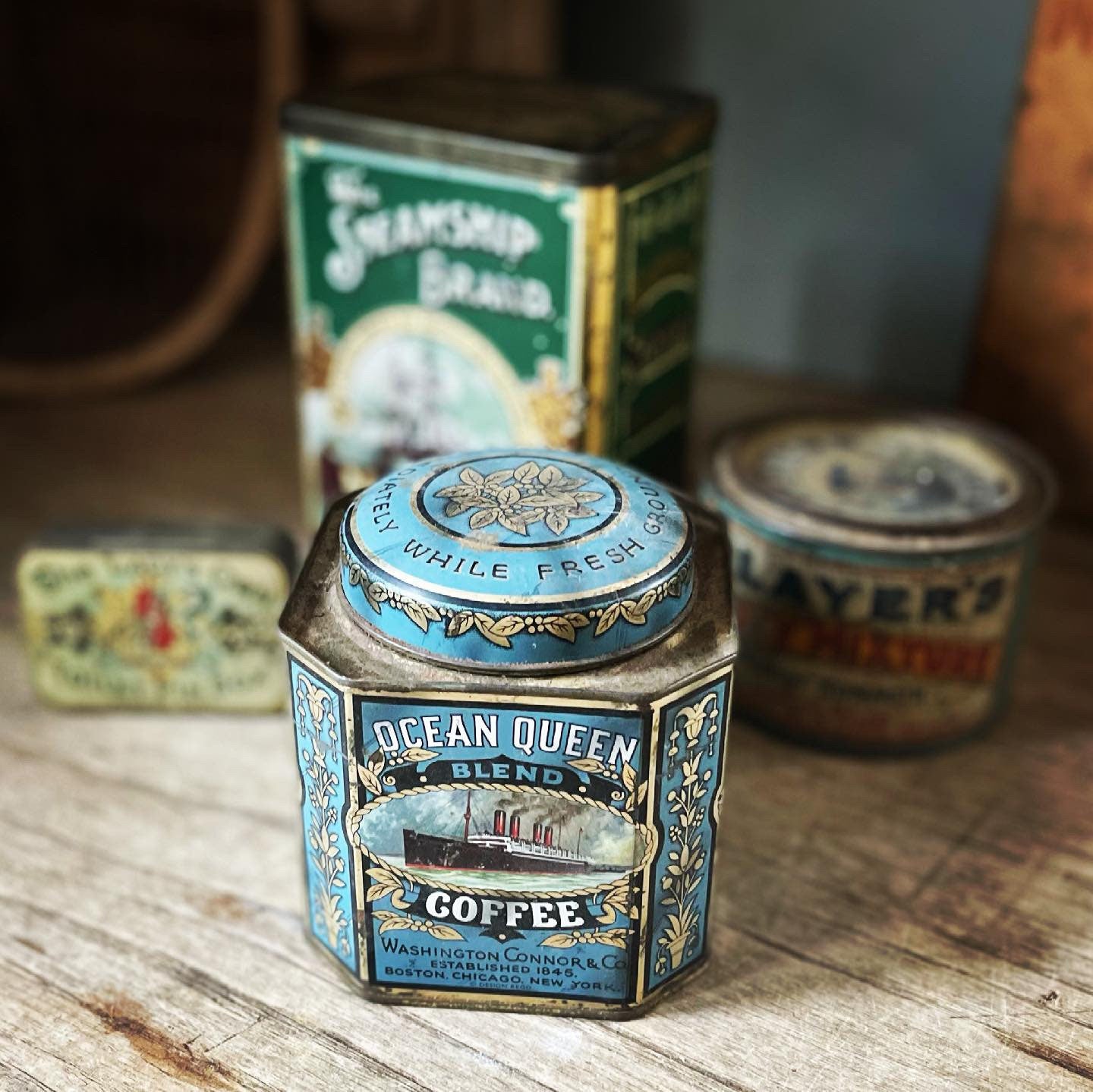 SELECTION OF ANTIQUE TINWARE