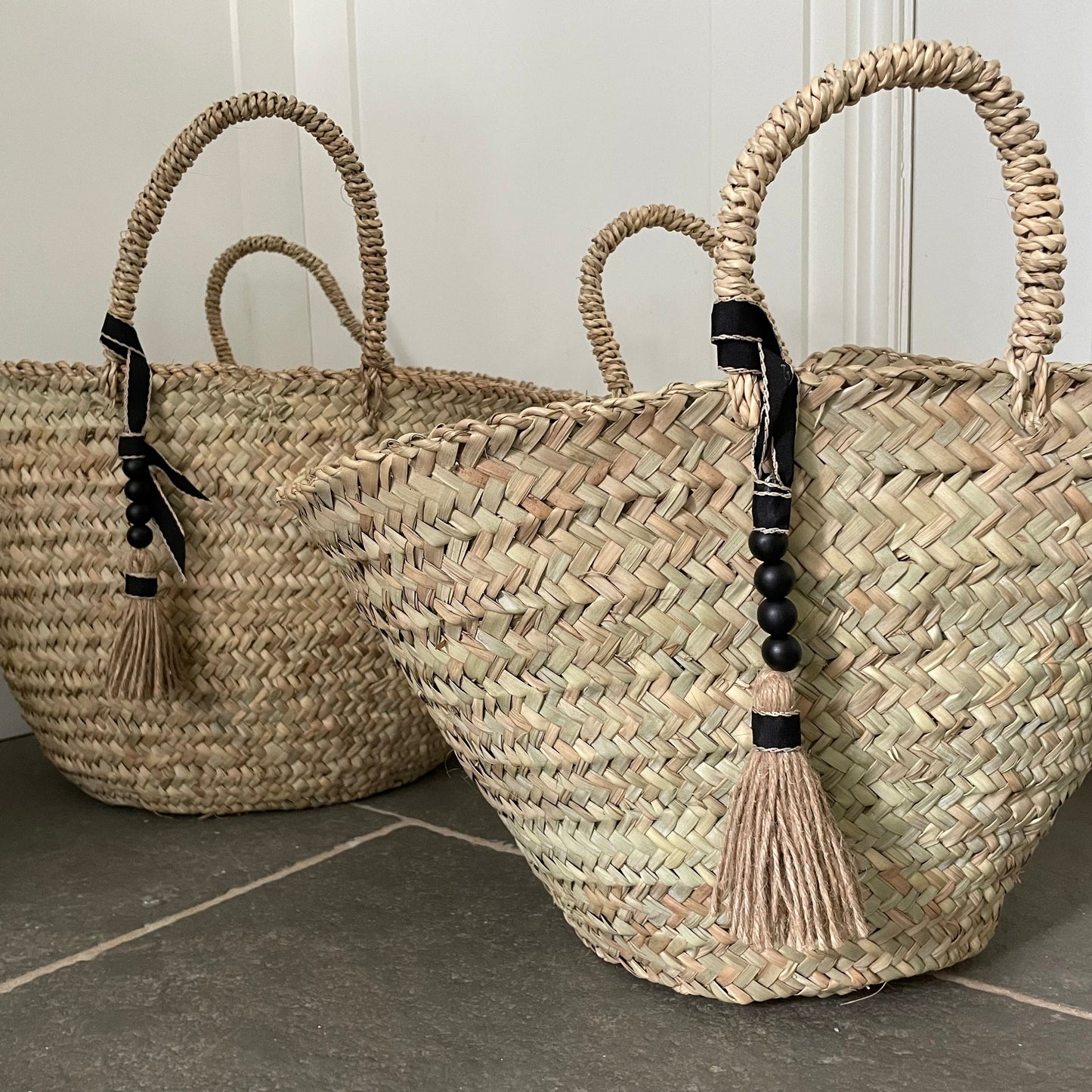 The Camille Basket / Hand Woven Bag / Shopping Basket / Storage Basket / French Basket / Traditional Basket / Woven Bag