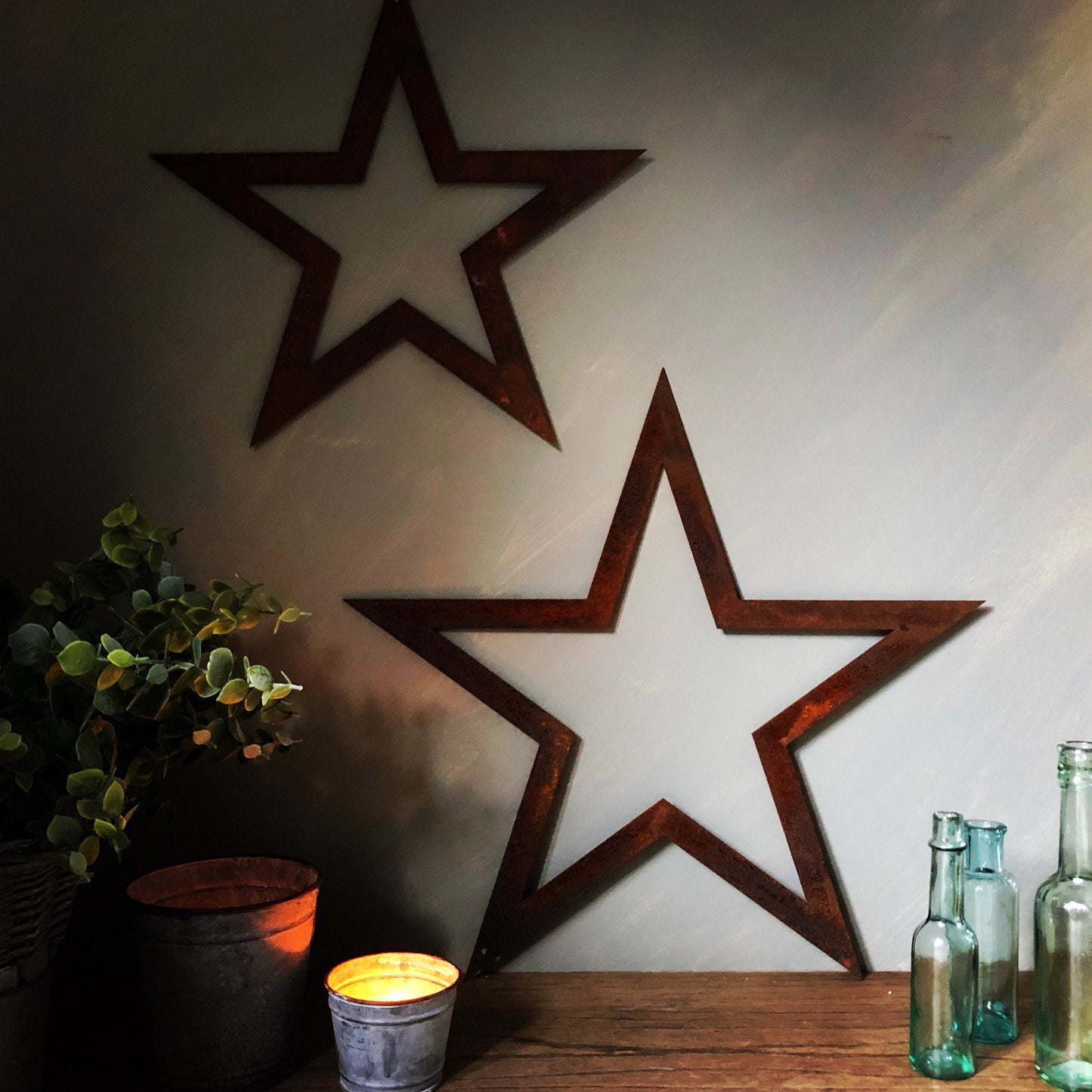 RUSTIC METAL STAR - THE ASTER