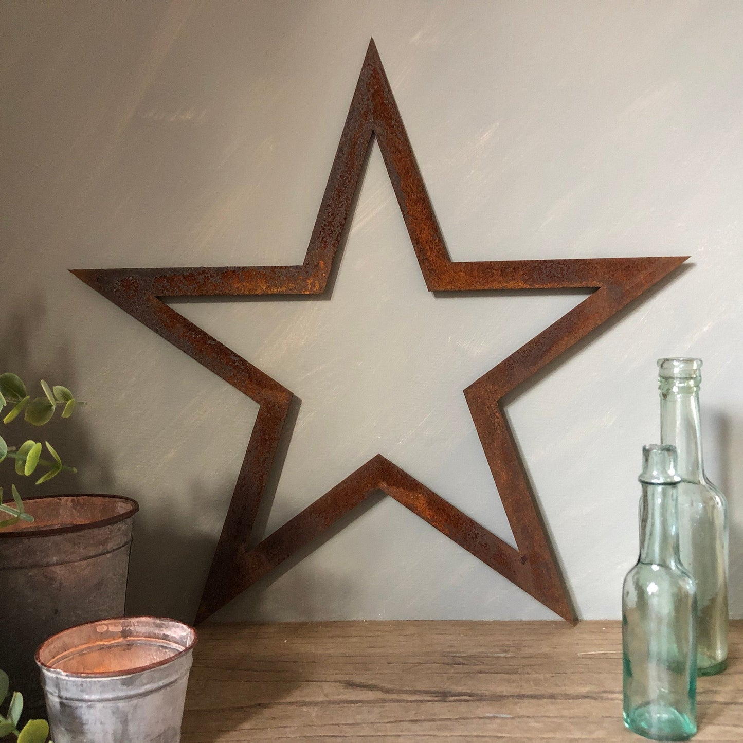 RUSTIC METAL STAR - THE ASTER