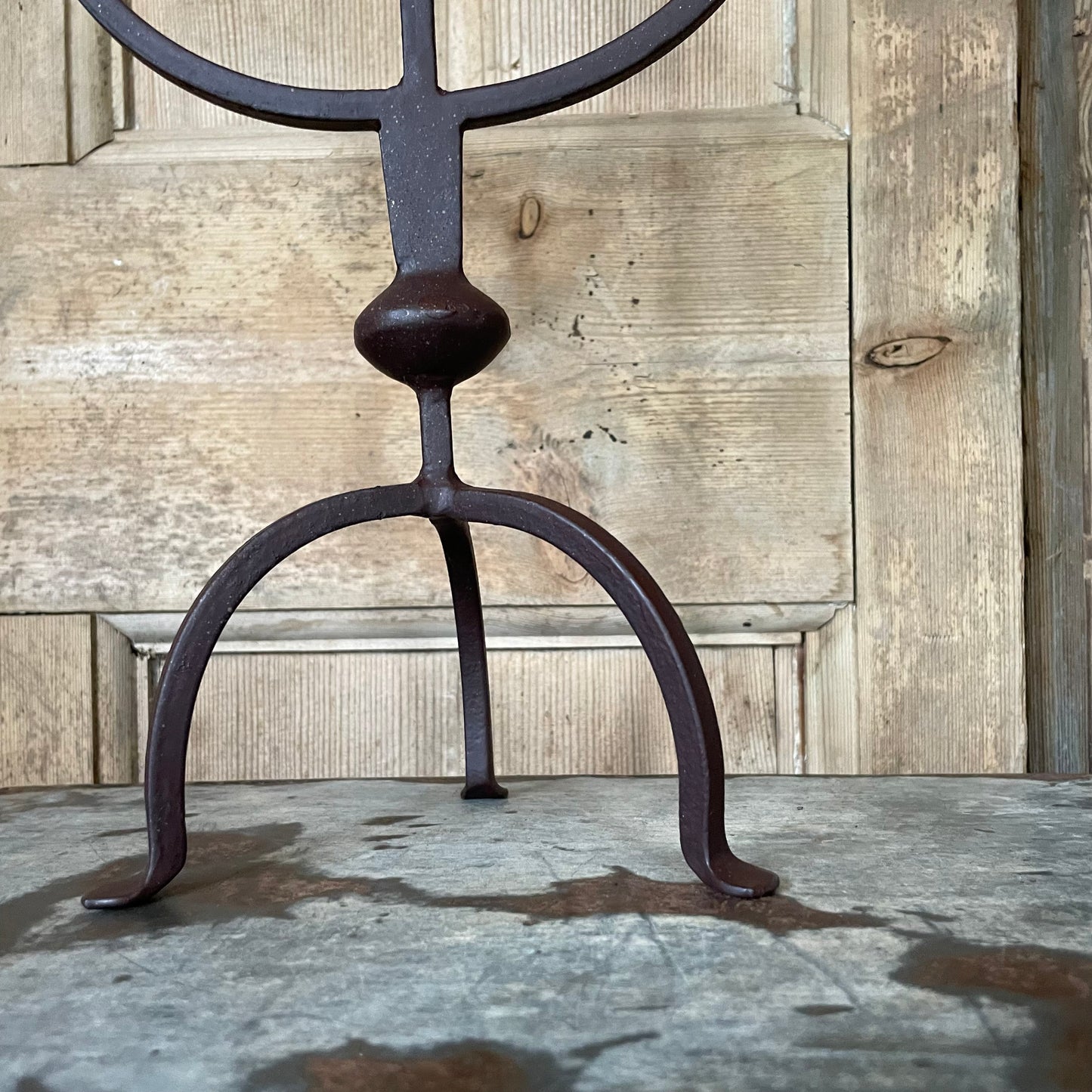 Rustic Metal Candlestick / The Arcardio / Table Candelabra / Black Candlestick / Dinner Party Decor / Rustic Home Decor / Gothic Decor