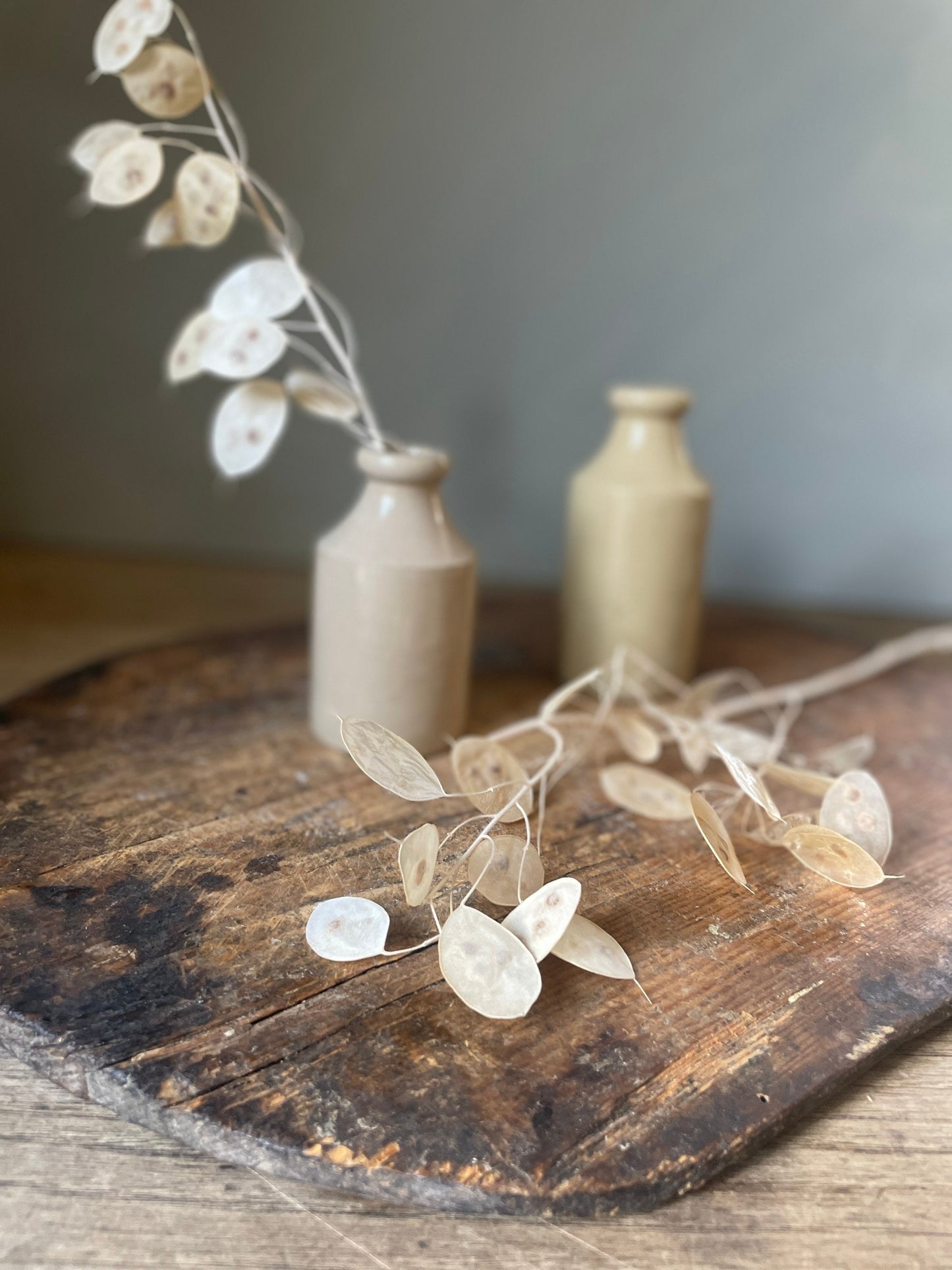 AGED WOODEN PLATTER