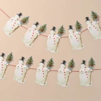 VINTAGE GARLAND DECORATION - HOLLY WREATH