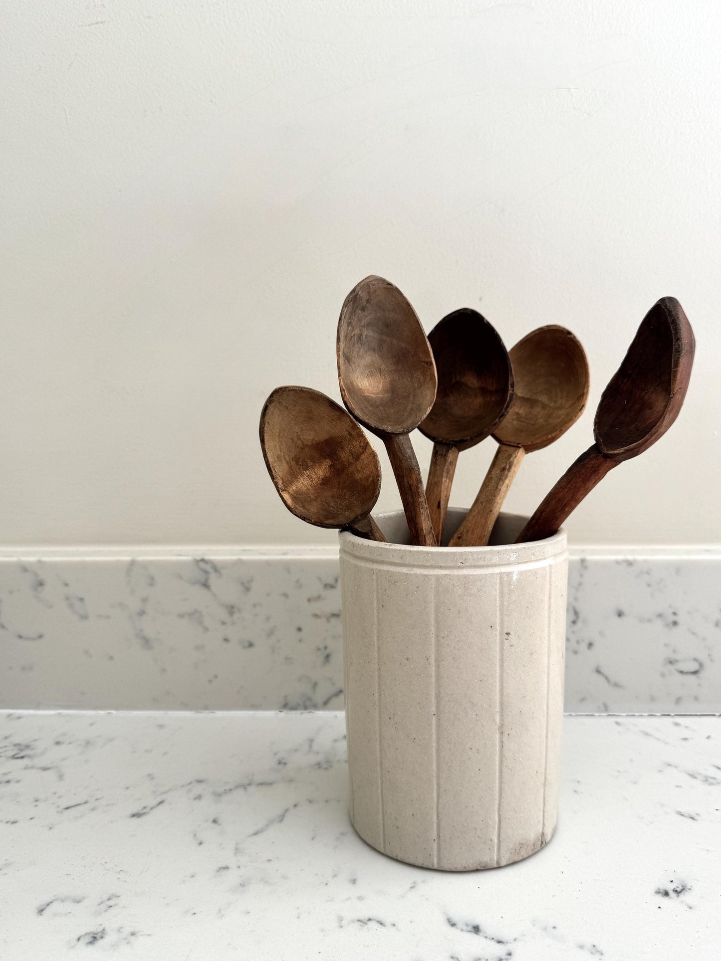 VINTAGE STONEWARE DISPLAY POTS
