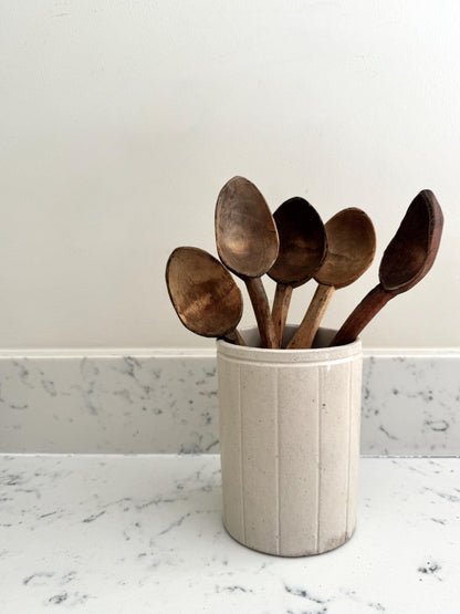 VINTAGE STONEWARE DISPLAY POTS