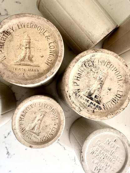 VINTAGE STONEWARE DISPLAY POTS