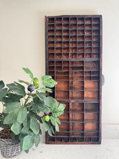 ANTIQUE ENGLISH LETTERPRESS TRAY
