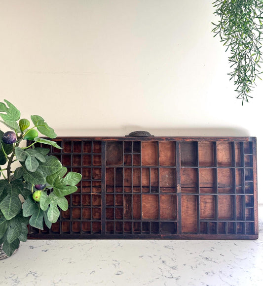 ANTIQUE ENGLISH LETTERPRESS TRAY
