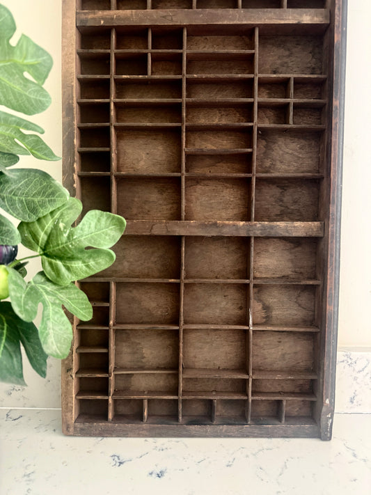ANTIQUE ENGLISH LETTERPRESS TRAY