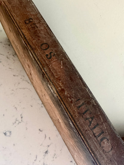 ANTIQUE ENGLISH LETTERPRESS TRAY