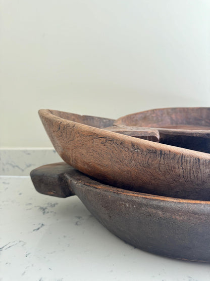 BEAUTIFUL ANTIQUE WOODEN BOWL