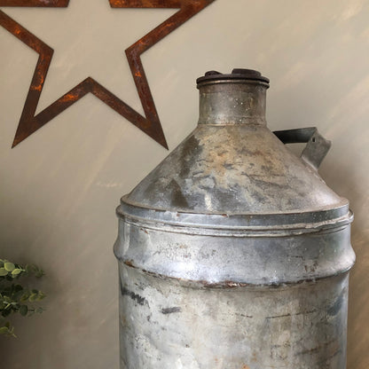 GALVANISED DRUM FOR DISPLAY