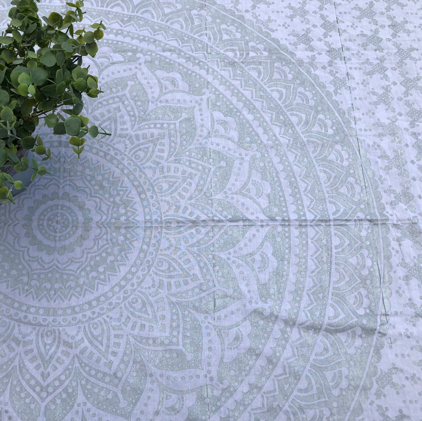 BLOCK PRINTED TABLECLOTH