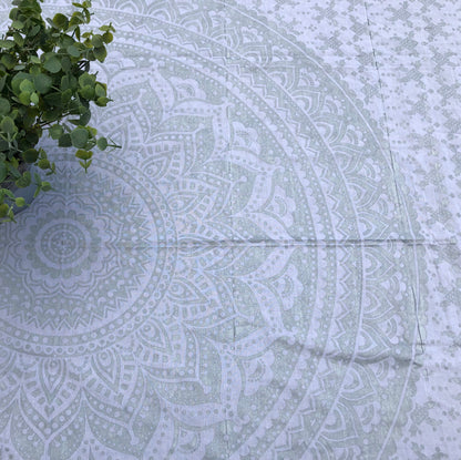 BLOCK PRINTED TABLECLOTH