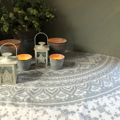 BLOCK PRINTED TABLECLOTH