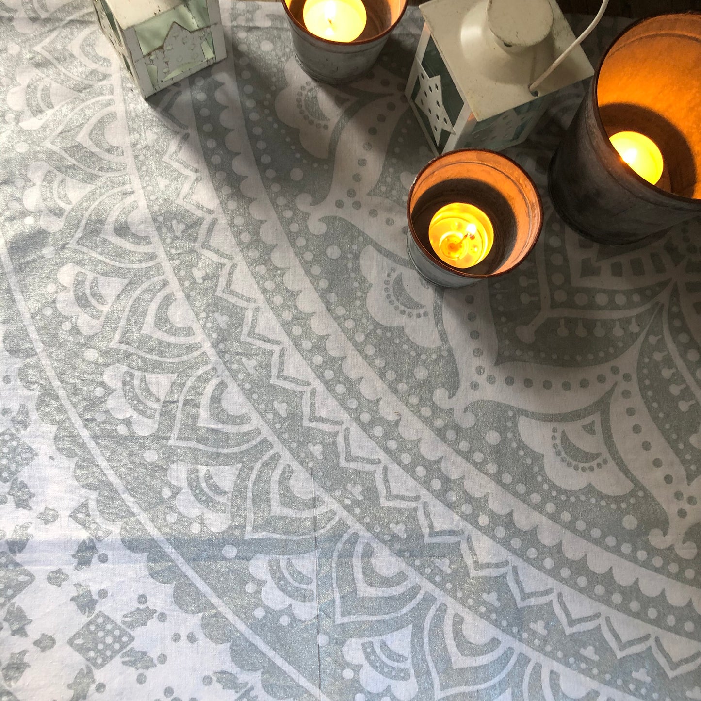 BLOCK PRINTED TABLECLOTH