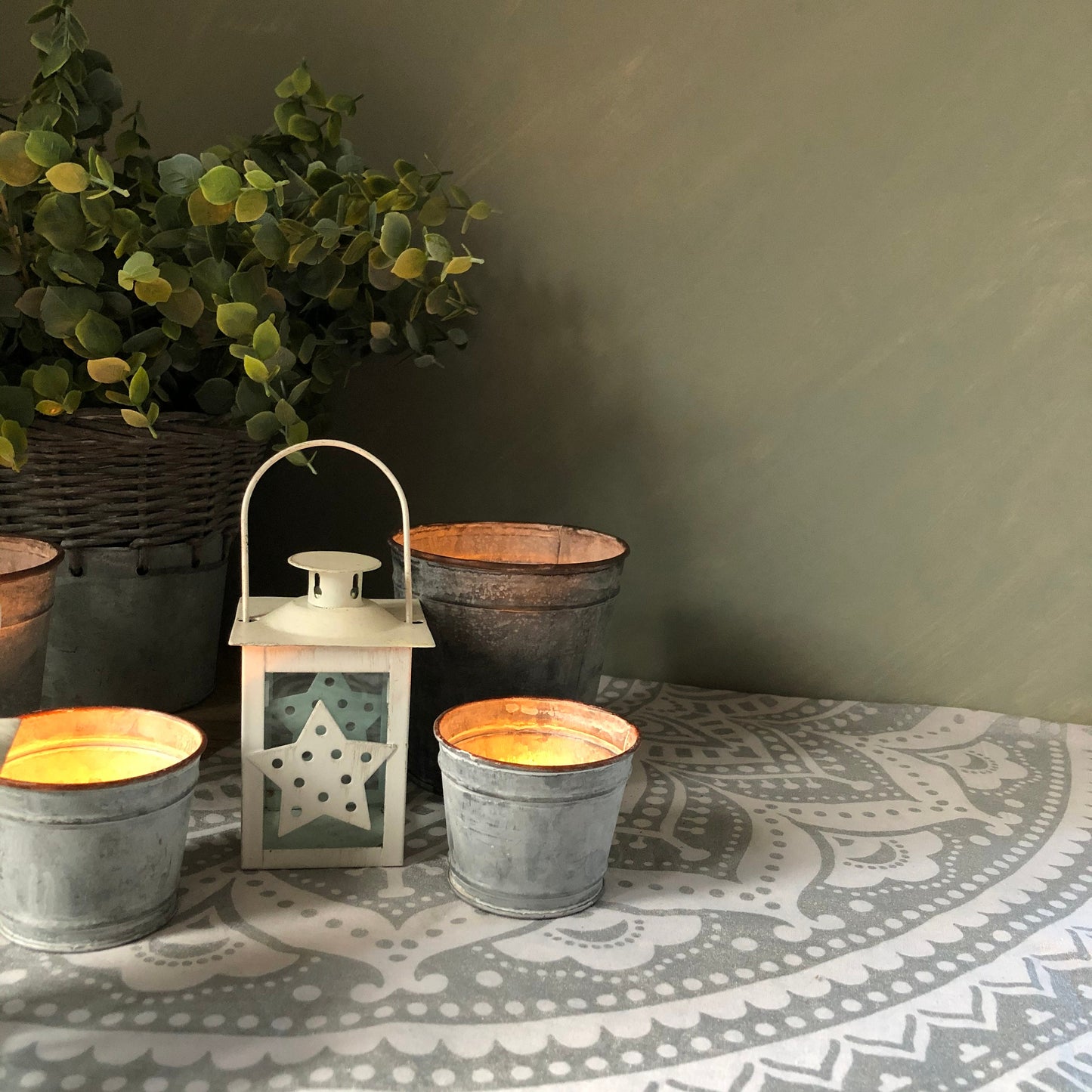 BLOCK PRINTED TABLECLOTH