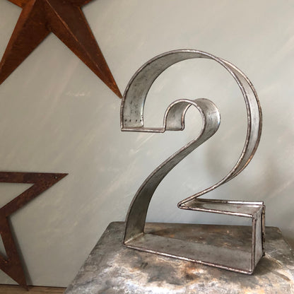 VINTAGE BAKING NUMBER MOULDS