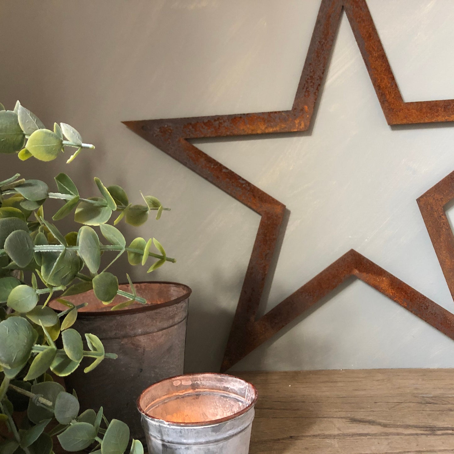 RUSTIC METAL STAR - THE ASTER