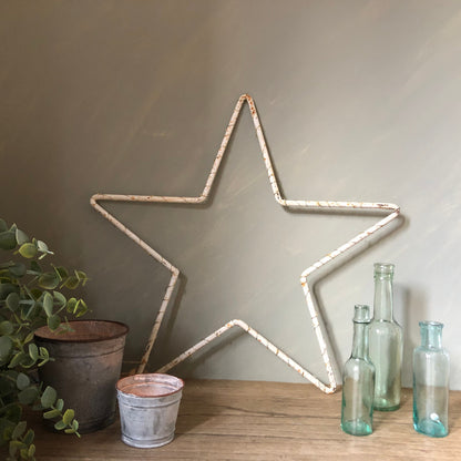 THE VEGA - RUSTIC OUTLINE STAR