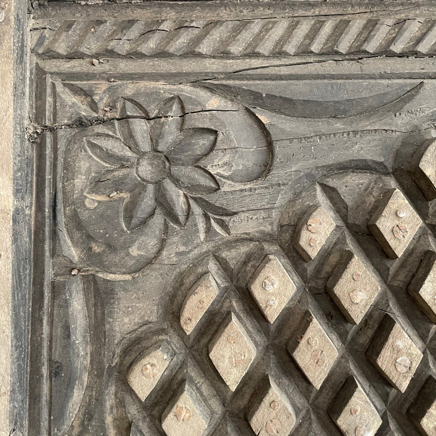 ANCIENT WOODEN PANEL