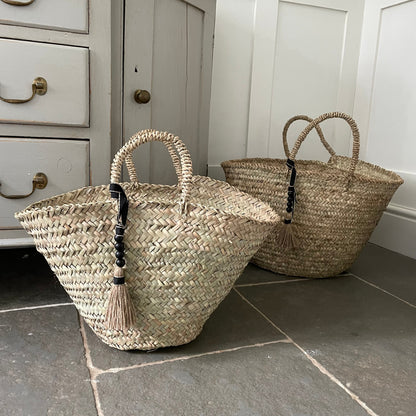 The Camille Basket / Hand Woven Bag / Shopping Basket / Storage Basket / French Basket / Traditional Basket / Woven Bag