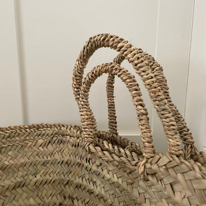 The Camille Basket / Hand Woven Bag / Shopping Basket / Storage Basket / French Basket / Traditional Basket / Woven Bag
