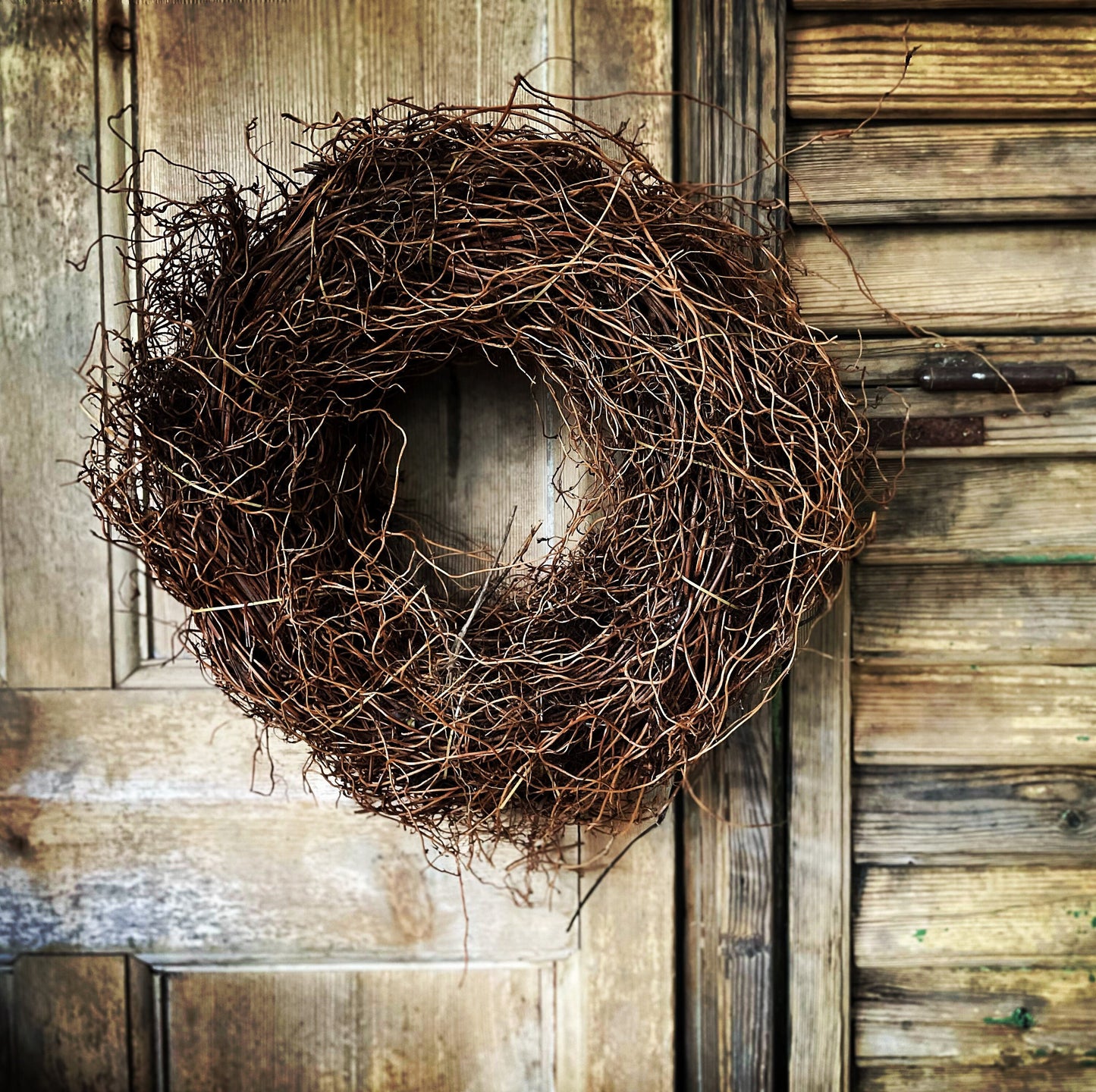Rustic Wreath / Twiggy Wreath / The Greta / Seasonal Decor / Woven Twig Circle / Twig Hoop / Rustic Decor / Natural Decor