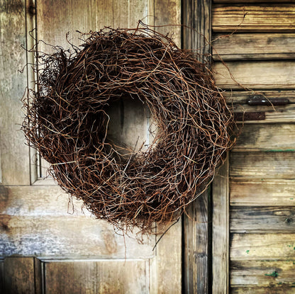 Rustic Wreath / Twiggy Wreath / The Greta / Seasonal Decor / Woven Twig Circle / Twig Hoop / Rustic Decor / Natural Decor