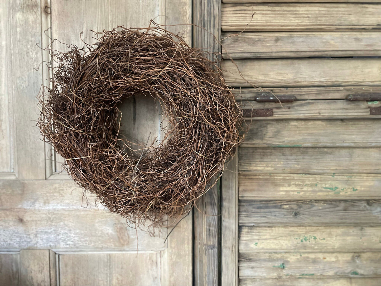 Rustic Wreath / Twiggy Wreath / The Greta / Seasonal Decor / Woven Twig Circle / Twig Hoop / Rustic Decor / Natural Decor