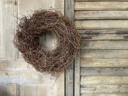 Rustic Wreath / Twiggy Wreath / The Greta / Seasonal Decor / Woven Twig Circle / Twig Hoop / Rustic Decor / Natural Decor