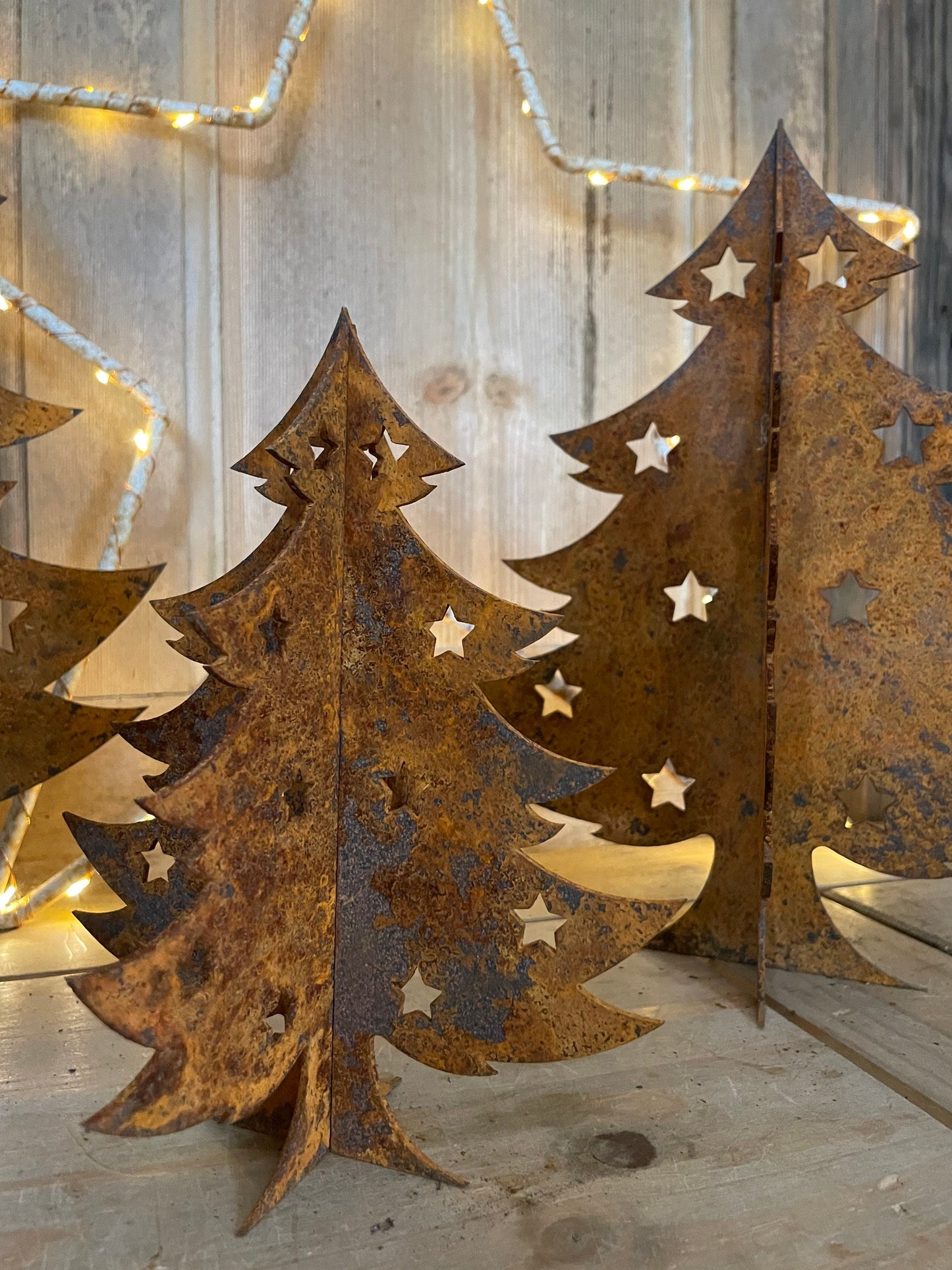 Rustic Christmas Tree / Christmas Decor / Metal Tree / Rustic Christmas / Rusted Tree