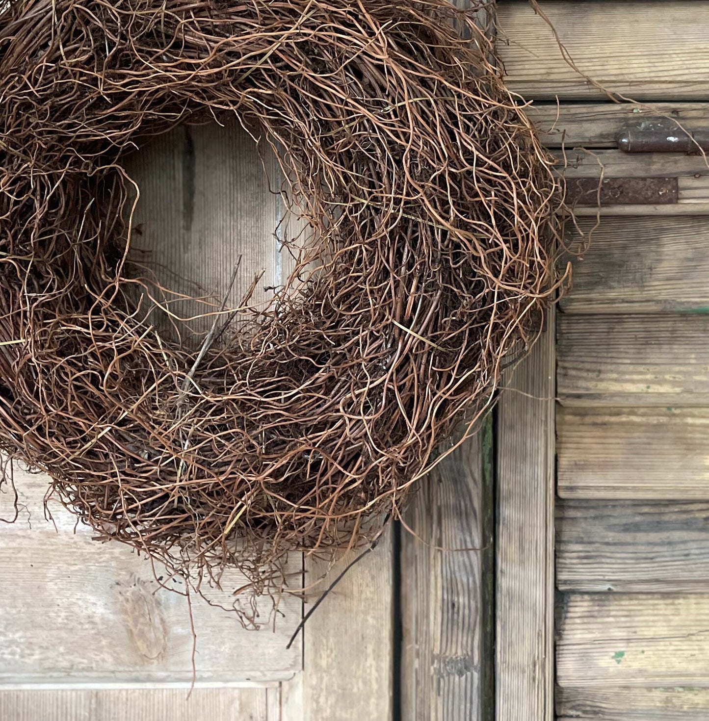 Rustic Wreath / Twiggy Wreath / The Greta / Seasonal Decor / Woven Twig Circle / Twig Hoop / Rustic Decor / Natural Decor