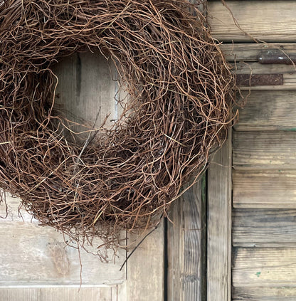 Rustic Wreath / Twiggy Wreath / The Greta / Seasonal Decor / Woven Twig Circle / Twig Hoop / Rustic Decor / Natural Decor