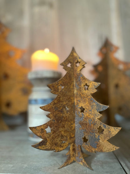 Rustic Christmas Tree / Christmas Decor / Metal Tree / Rustic Christmas / Rusted Tree