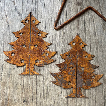 Rustic Christmas Tree / Christmas Decor / Metal Tree / Rustic Christmas / Rusted Tree