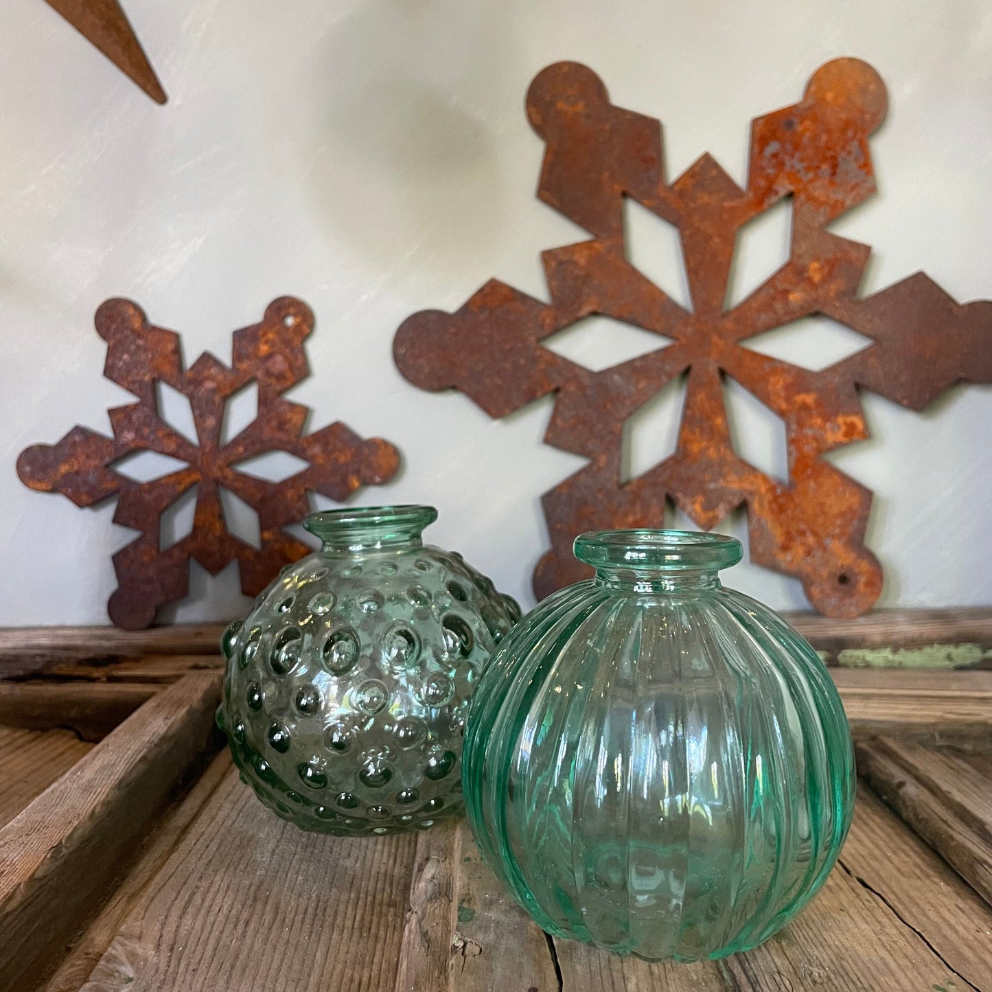 RUSTED METAL SNOWFLAKE