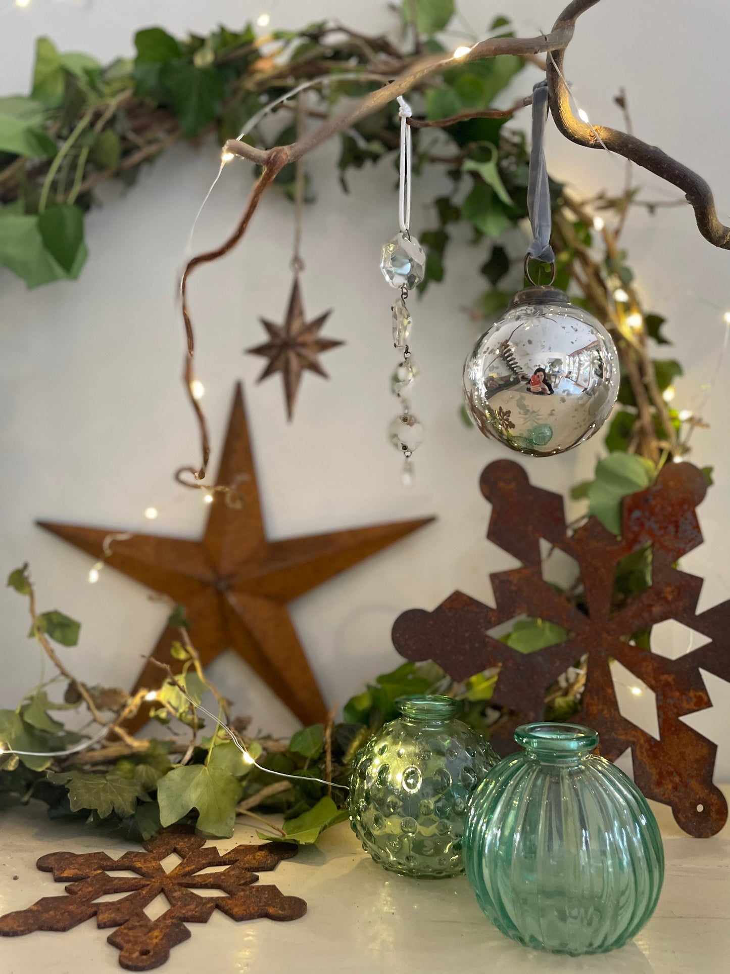 RUSTED METAL SNOWFLAKE