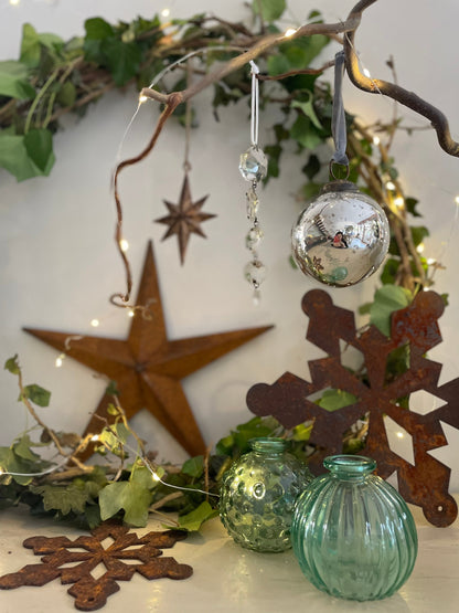 RUSTED METAL SNOWFLAKE
